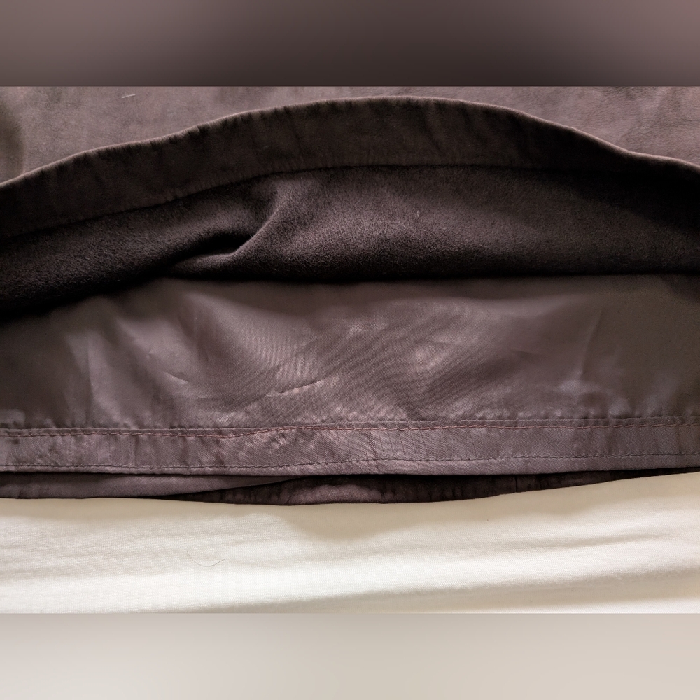 Vintage Nine West Brown Suede Skirt - Picture 3 of 9